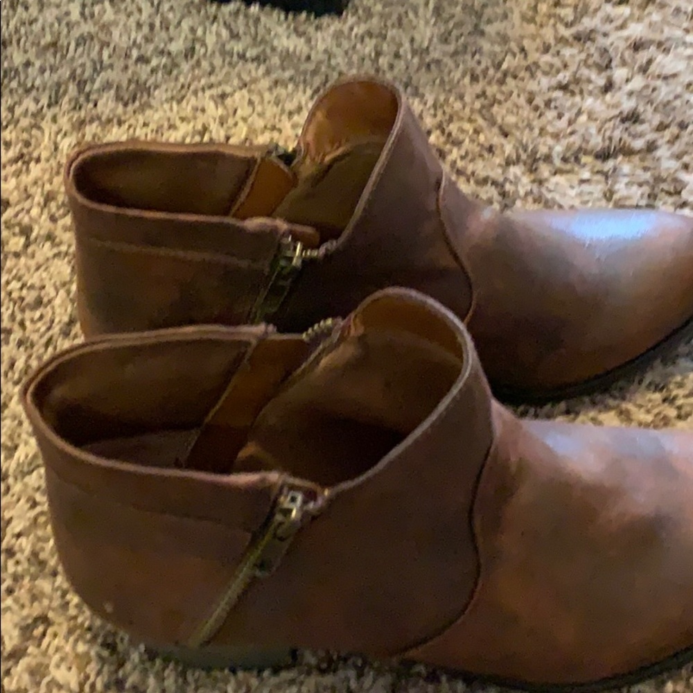 Never worn ankle booties